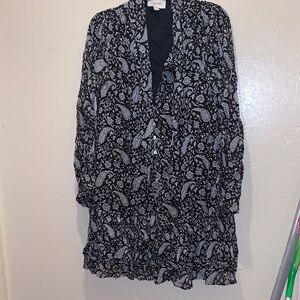Cleobella Monochrome Paisley Mini Dress